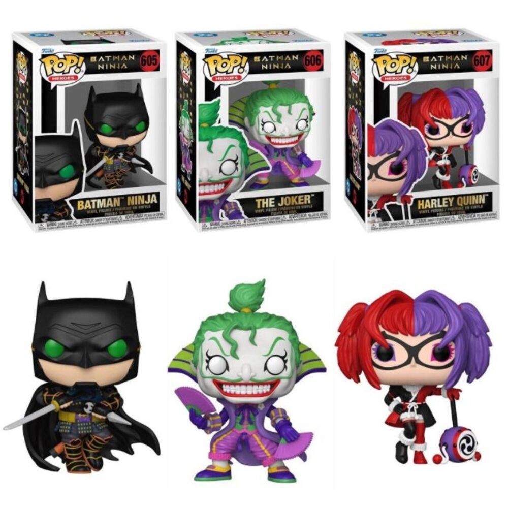 Batman Ninja Funko Pop! Heroes Complete Set (3)